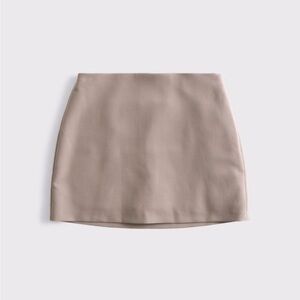 NWT Abercrombie & Fitch Taupe Mini Skort